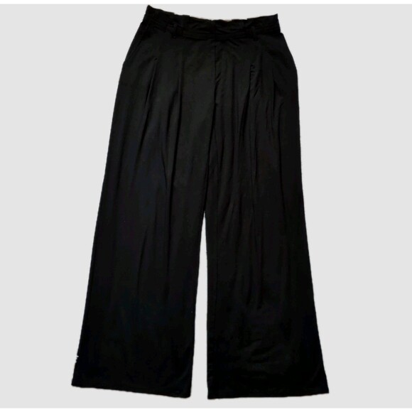 J. Jill Wearever Collection Womens S Black Wide Leg Paperbag Casual Dress Pants - Picture 1 of 9